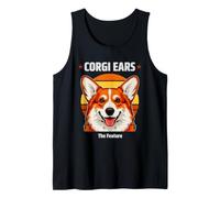 Corgi Ears The Feature Tank Top