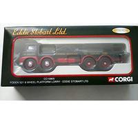 Corgi eddie stobart foden S21 8 wheel platform lorry 1.50 scale limited edition diecast model