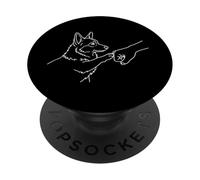 Corgi Fist Bump Corgi Hand PopSockets Adhesive PopGrip