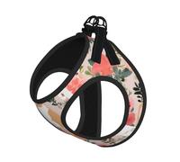 Corgi Floral Flowers Compact Pet Suspender Vest-The Perfect Small Pet For A Comfortable Walk