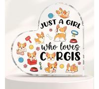 Corgi Gifts for Corgi Lovers 4x4 Inch Corgi Plaque Thanksgiving Christmas Birthday Funny Dog Lovers Gift for Women Men