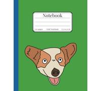 Corgi Grid Notebook - Cute Graph Paper Journal for Dog Lovers | 7.5 x 9.25”: Adorable Corgi Cover | Graph Paper Interior | Great Gift for Students, Kids & Dog Moms