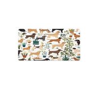 Corgi Hawaiian Tropical Summer Pineapple -Print Four-Hole License Plate Holder With Custom Designs - Weather Resistant & Easy Fit For Front/Rear Vehicles