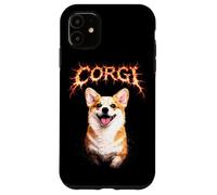 Corgi Heavy Metal Angry Music Rock N Roll Concert Punk Case for iPhone 11