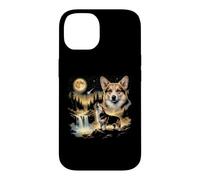 Corgi Howling At Moon - Funny Corgi Dad Corgi Mom Cute Corgi Case for iPhone 14