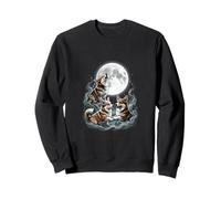 Corgi Howling At The Moon Night Corgi Lover Sweatshirt