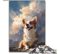 Corgi in The Cloud Adult Jigsaws 1000 Piece, for And 14 Years And over Brainteaser Family Games Christmas Birthday Gifts (size 26x38cm)
