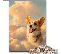 Corgi in The Cloud Adult Jigsaws 1000 Piece, for And 14 Years And over Brainteaser Family Games Christmas Birthday Gifts (size 26x38cm)
