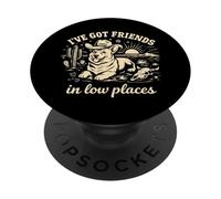 Corgi “I've Got Friends in Low Places” Cute Dog PopSockets Adhesive PopGrip