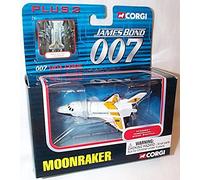 corgi JAMES B0ND 007 moonraker space shuttle car and data cards set 1.50ish scale diecast model