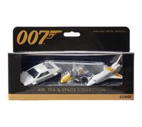 Corgi James Bond Air Sea & Space Collection Fit The Box Scale Diecast Display Models TY99283 White Yellow & Black