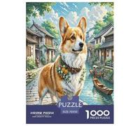 Corgi Jigsaw Puzzles for Adults 1000, Puzzles for Adults Challenging Puzzles, Puzzle Game for The Whole for Women, Gifts for Men 70x50cm/1000pcs