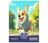 Corgi Jigsaw Puzzles Puzzle for Adults Kids. 1000 Piece Whimsical Challenge Toy Educational Game Home Decoration for Adults& Kids Age 14 Years Up 38x26cm/1000pcs