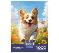 Corgi Jigsaw Puzzles Puzzles for Adults Kids. 1000 Piece Impossible Challenge Toy Educational Games Home Decoration for Adults& Kids Age 14 Years Up 38x26cm/1000pcs