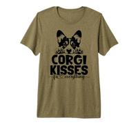 Corgi Kisses fix Everything Premium T-Shirt