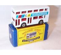 Corgi Matchbox series M.I.C.A commemorative white 1987 bus diecast model, MB17-23-021