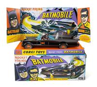 CORGI MODEL CLUB ISSUE #267 1/46 1966 BATMAN BATMOBILE WITH FIGURES & GADGETS