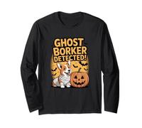 Corgi Mummy & Pumpkin Halloween Ghost Borker Detected Funny Long Sleeve T-Shirt