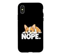 Corgi Nope Not Today Bad Attitude Tired Lazy Exhausted Dog Case for iPhone X/XS