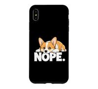 Corgi Nope Not Today Bad Attitude Tired Lazy Exhausted Dog Case for iPhone XS Max