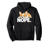 Corgi Nope Not Today Bad Attitude Tired Lazy Exhausted Dog Pullover Hoodie