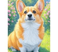 Corgi Notebook - Cute Corgi Lined Journal - 110 Pages, Gift for Dog Lovers