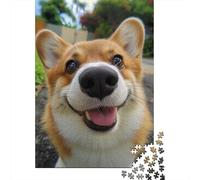 Corgi Paper Jigsaw Puzzles for Adults 1000 Piece Puzzles Rectangular Puzzle And Home Decor And Family Game 1000pcs (38x26cm)