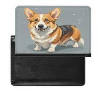 Corgi Pattern Corgi Pattern Passport Holder ID Card Protector Case Holder Travel Pack Unisex-adult Waterproof Passport