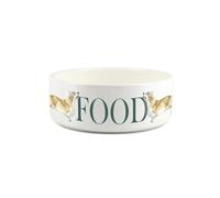 Corgi Pet Bowl - Painted Dog Portrait by Rhianon Chauncey - Small Ceramic Dog Food Bowl/Dish Gift for Dogs