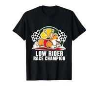 Corgi Racing Vintage Retro Short Legged Dog Race Day Graphic T-Shirt