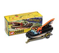 Corgi RT10701 107 Batboat & Trailer w/Batman& Robin (Reissue) 1:46 Diecast Model