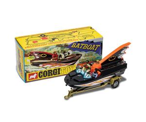 Corgi RT10701 107 Batboat & Trailer w/Batman& Robin (Reissue) 1:46 Diecast Model