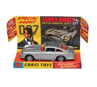 Corgi Diecast Model Cars - RT26101S James Bond Aston Martin DB5 - Iconic 007 Collectible Car for Men & Women - Small Die Cast Toy Models for Boys, Gift for Car Enthusiasts