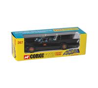 Corgi Diecast Model Cars - RT26701 Batmobile with Batman and Robin - Men, Women & Kids Souvenir Gifts from UK - Small Die Cast Toy Car Models for Boys, Gift for Motor Enthusiasts