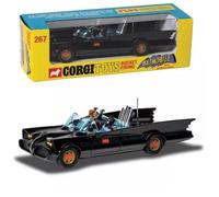 Corgi Diecast Model Cars - RT26701 Batmobile with Batman and Robin - Men, Women & Kids Souvenir Gifts from UK - Small Die Cast Toy Car Models for Boys, Gift for Motor Enthusiasts