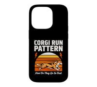 Corgi Run Pattern How Do They Go So Fast Case for iPhone 14 Pro