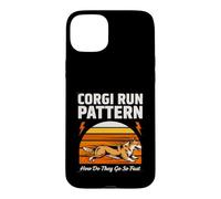 Corgi Run Pattern How Do They Go So Fast Case for iPhone 15 Plus