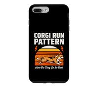 Corgi Run Pattern How Do They Go So Fast Case for iPhone 7 Plus/8 Plus