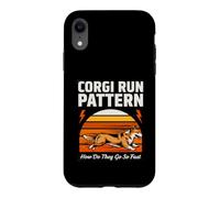 Corgi Run Pattern How Do They Go So Fast Case for iPhone XR