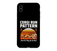 Corgi Run Pattern How Do They Go So Fast Case for iPhone XS Max