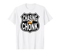 Corgi Runner Funny Chasing Chonk Value Graphic T-Shirt, Men, White, S