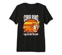 Corgi Runs Legs are Not The Limit Premium T-Shirt