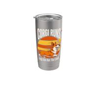 Corgi Runs Legs are Not The Limit Stainless Steel Insulated Tumbler