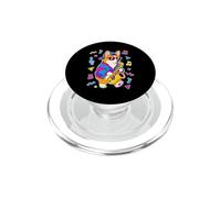 Corgi Saxophone Retro 80s Music PopSockets PopGrip for MagSafe