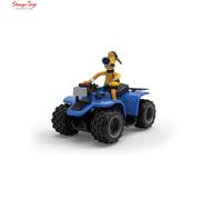 Corgi CC81003 Shaun the Sheep - Bitzer Quad Bike, Diecast Model Car | Bitzer Quad Bike Die-Cast Model, Collectible Character Models with Quadbike, Diecast Vehicles for Kids and Collectors
