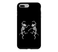 Corgi Skeletons Dancing Funny Skull Bones Gothic Goth Dance Case for iPhone 7 Plus/8 Plus