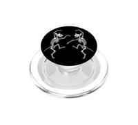 Corgi Skeletons Dancing Funny Skull Bones Gothic Goth Dance PopSockets PopGrip for MagSafe