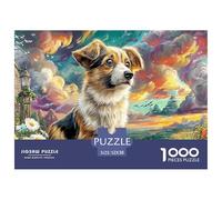 Corgi SunsetSophisticated 1000-Piece Jigsaw Puzzles for Adults Comprised of 1000 Individually Challenging Puzzle Game Pieces - Conceived As An Exceptional Gift Jigsaw Puzzles for Adults And Kids Age