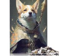Corgi The Wizard Jigsaw Puzzles Puzzles for Adults Kids. 1000 Piece Impossible Challenge Toy Educational Game Home Decoration for Educational Games Gifts 1000pcs (38x26cm)