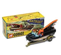 Corgi RT10701 107 Batboat & Trailer w/Batman& Robin (Reissue) 1:46 Diecast Model